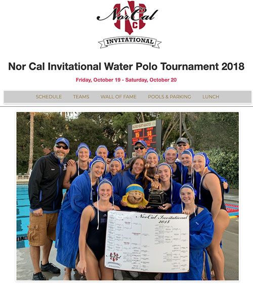 Nor Cal Girls Water Polo Tournament